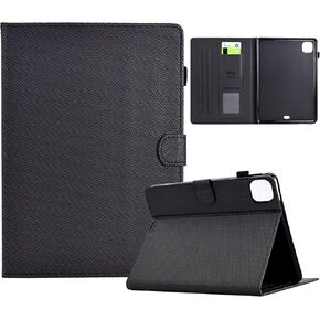 Anti-yellowing tablet cover Compatible with iPad Pro 11 Inch Case (2024 Model 5th Gen) Case Slim PU Leather Multiple Angle Stand Flip Case with Card Slot & Auto Wake/Sleep Cover Full Protective Case S