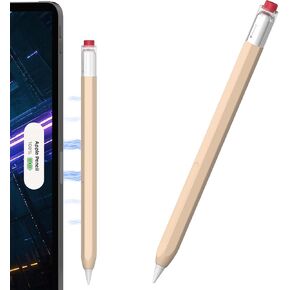 Classic Hexagon Case Cover Compatible with Apple Pencil 2nd Generation & Apple Pencil Pro Support Magnetic Charging and Double Tap (Pink) in Kuwait