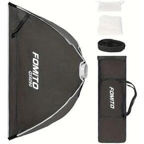 Rectangular Softbox, 23.6 x 35.4 inches, Quick Release Strip Light Box with Grid, Bowens Mount