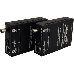 Lantronix EOCPD4020-110 Ethernet Over Coax Extender with PoE+, IPv4 and IPv6 Supported