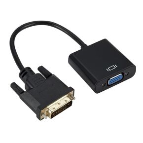 BGGQGG DVI Male to Female Adapter Full HD 1080P DVI to Adapter 25Pin to 15Pin Cable Converter for PC Computer M>oni>tor