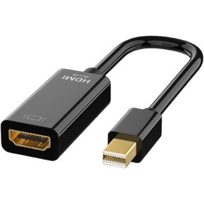 DisplayPort to HDMI Adapter Cable 4K/1080P DP Male to HDMI Female 2 to HDMI Converter for Air/Pro(Gold)