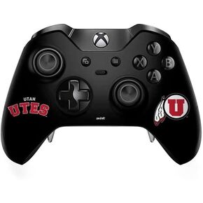 Skinit Decal Gaming Skin Compatible with Xbox One Elite Controller - Officially Licensed College Utah Utes Logo Design