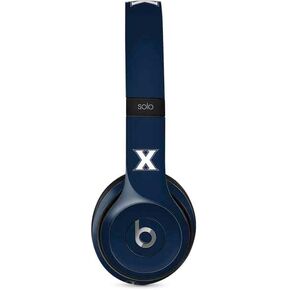 Skinit Skinit Audio Audio Skin متوافق مع Beats Solo 2 Wired - تصميم شعار Xavier College المرخص رسميًا