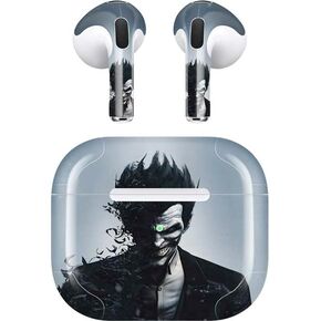 Skinit Decal Audio Skin Compatible with Apple AirPods (3rd Gen, 2021) - Officially Licensed Warner Bros Joker Arkham Design