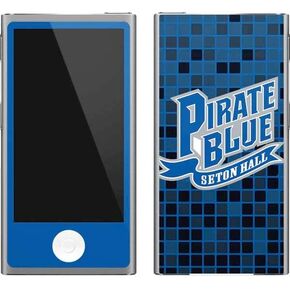 Skinit Decal MP3 Player Skin Compatible with iPod Nano (7th Gen&2012) - Officially Licensed College Pirate Blue Seton Hall Design