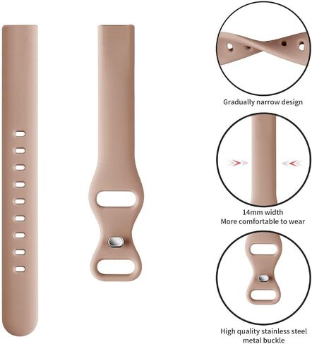 5PACK SILICONE WATTERNDs نطاقات متوافقة مع Garmin Lily 2 Active و RIPAN SOND SOND SPORT PRASTION SPORT LISTRAPS لـ GARMIN LILY 2 النساء in Kuwait