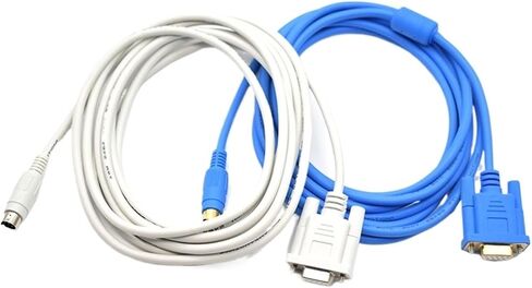 Programming Cable Download Cable SC-11 RS232 Serial Port 3meter for FX Series(White,2M) in Saudi Arabia