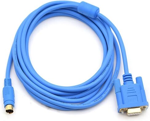 Programming Cable Download Cable SC-11 RS232 Serial Port 3meter for FX Series(White,2M) in Saudi Arabia