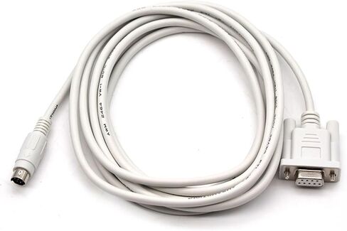 Programming Cable Download Cable SC-11 RS232 Serial Port 3meter for FX Series(White,2M) in Saudi Arabia