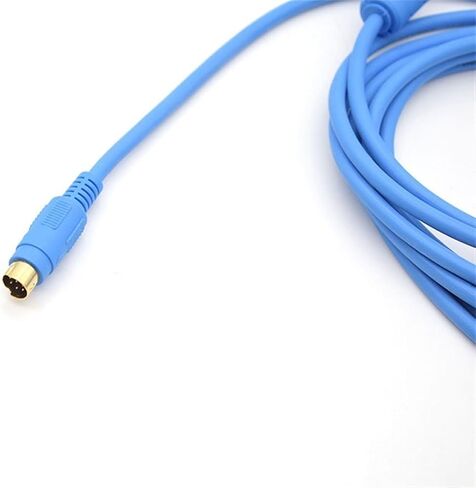 Programming Cable Download Cable SC-11 RS232 Serial Port 3meter for FX Series(White,2M) in Saudi Arabia