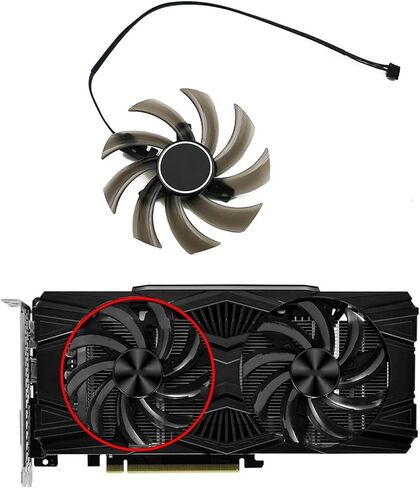 GA91S2U FDC10H12S9-C RTX2070 GPU Cooling Fan Graphics Card Cooler(A-Fan) in Saudi Arabia