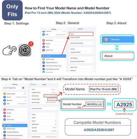 iPad Pro 13 inch Case 2024, Case for iPad Pro 13-inch (M4) with Pencil Holder Multi-Angle Viewing Adjustable Stand Shockproof Protective Folio case with Pocket/Hand Strap/Auto Wake Sleep, Flowers in Kuwait