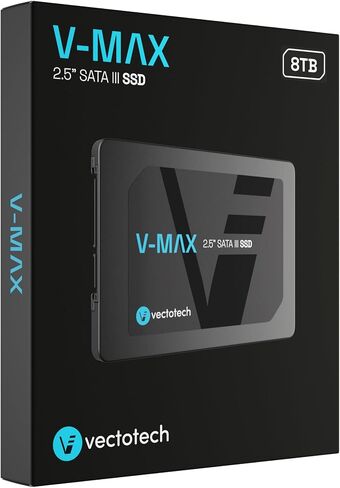 V-MAX 16TB Internal SSD SATA III 6 Gb/s 3D NAND TLC 2.5"/7mm Solid State Drive, up to 550MB/s in Saudi Arabia