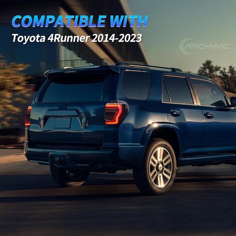 مصابيح خلفية LED قديمة متوافقة مع الجيل الرابع من Toyota 4Runner [SR5، Sport Edition، Limited] 2003-2009، مع الرسوم المتحركة لبدء التشغيل وإشارة الانعطاف التسلسلية in Kuwait