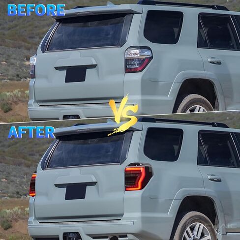 مصابيح خلفية LED قديمة متوافقة مع الجيل الرابع من Toyota 4Runner [SR5، Sport Edition، Limited] 2003-2009، مع الرسوم المتحركة لبدء التشغيل وإشارة الانعطاف التسلسلية in Kuwait