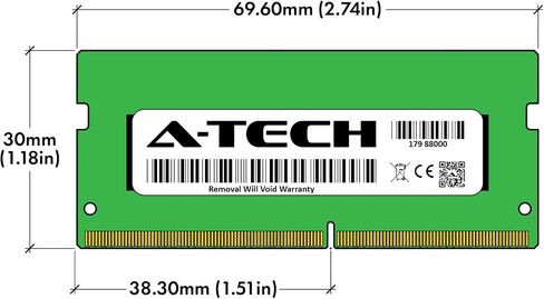 A-Tech 16GB Kit (2x8GB) RAM for Synology DiskStation DS723+, DS923+ NAS | DDR4 2666MHz PC4-21300 ECC SODIMM 1Rx8 1.2V 260-Pin Memory Upgrade in Kuwait