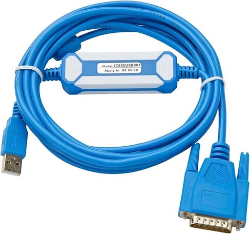 IC690USB901 IC690ACC901 مناسبة GE90-30 GE90-70 كبل برمجة كابل البرمجة USB وإصدار منفذ RS232 (IC690ACC901 (RS232))) in Kuwait