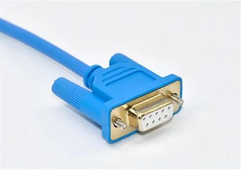 QC30R2 لـ Q Series Communication Cable Melsec GS/GOT1050/1055 RS232 خط تنزيل برمجة البرمجة المسلسل (اللون الأبيض) in Saudi Arabia