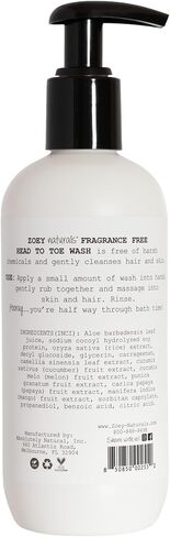 Zoey Naturals Sweet Citrus Head to Toe Wash in Kuwait