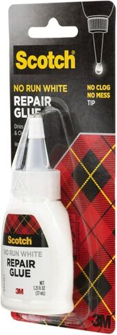 Scotch 051141369334 Super Glue Liquid, Precision Applicator, 1.25-Ounce, (MMMADH669), 1 Count (Pack of 1), Clear, White in Saudi Arabia