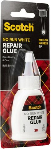 Scotch 051141369334 Super Glue Liquid, Precision Applicator, 1.25-Ounce, (MMMADH669), 1 Count (Pack of 1), Clear, White in Saudi Arabia