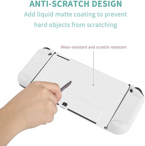 Custom Photo Shockproof Cover for Nintendo Switch OLED, 3 in 1 Personalized Dockable Case Customized Protective Grip Case Soft Shockproof Case Handheld Separable Protector Shell for NS Joycon Clear in Saudi Arabia