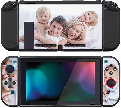 تغطية مخصصة للصدمات للصدمة لمحول Nintendo ، 3 في حالة واحدة قابلة للرسوال ، حالة وقاء وقاية مخصصة ، قشرة حامية قابلة للشفقة in Kuwait