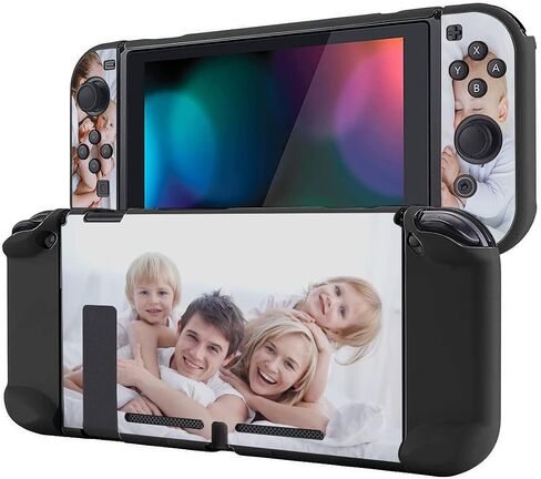 تغطية مخصصة للصدمات للصدمة لمحول Nintendo ، 3 في حالة واحدة قابلة للرسوال ، حالة وقاء وقاية مخصصة ، قشرة حامية قابلة للشفقة in Kuwait