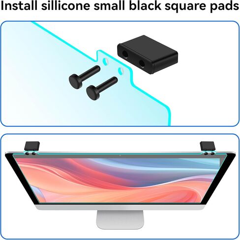 MOSISO 20-22 inch Computer Blue Light Blocking Screen Protector for Diagonal 20,21.5,22 inch Monitor, Anti-Glare Double Sided Available Eye Protection Hanging Computer Screen Blue Light Blocker in Saudi Arabia