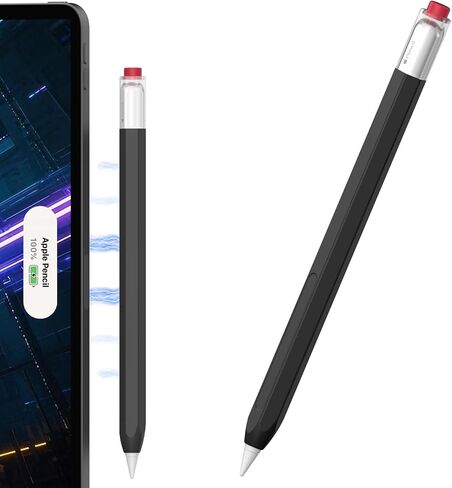 غطاء علبة سداسي كلاسيكي متوافق مع Apple Pencil 2nd Generation & Apple Pencil Pro Support الشحن المغناطيسي والنقر المزدوج (الوردي) in Kuwait