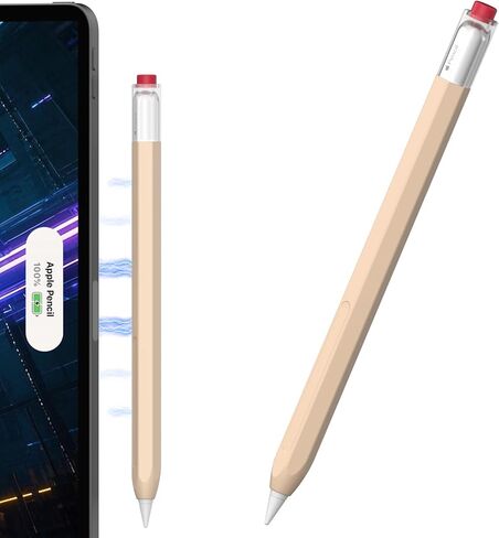 Classic Hexagon Case Cover Compatible with Apple Pencil 2nd Generation & Apple Pencil Pro Support Magnetic Charging and Double Tap (Pink) in Kuwait