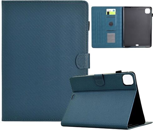 Anti-yellowing tablet cover Compatible with iPad Pro 11 Inch Case (2024 Model 5th Gen) Case Slim PU Leather Multiple Angle Stand Flip Case with Card Slot & Auto Wake/Sleep Cover Full Protective Case S in Kuwait