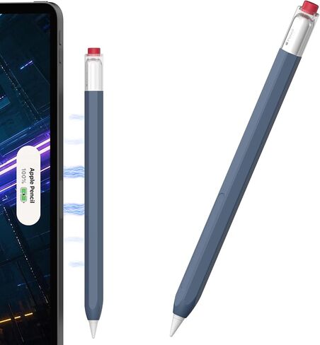 غطاء علبة سداسي كلاسيكي متوافق مع Apple Pencil 2nd Generation & Apple Pencil Pro Support الشحن المغناطيسي والنقر المزدوج (الوردي) in Kuwait