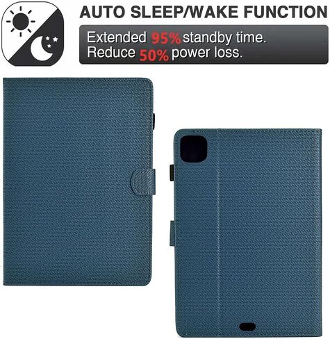 Anti-yellowing tablet cover Compatible with iPad Pro 11 Inch Case (2024 Model 5th Gen) Case Slim PU Leather Multiple Angle Stand Flip Case with Card Slot & Auto Wake/Sleep Cover Full Protective Case S in Kuwait