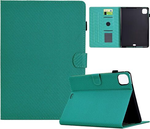 Anti-yellowing tablet cover Compatible with iPad Pro 11 Inch Case (2024 Model 5th Gen) Case Slim PU Leather Multiple Angle Stand Flip Case with Card Slot & Auto Wake/Sleep Cover Full Protective Case S in Kuwait