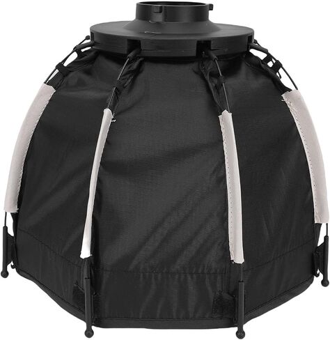 Pomya softbox لضوء ملء Mount Cob ، 9.44x11.41in علبة ناعمة مثمن مع شبكة من السهل تجميع بنية الفم العميقة القوية لإضاءة التصوير الفوتوغرافي in Kuwait