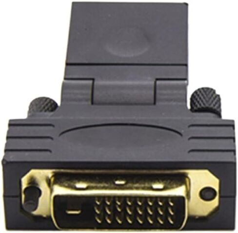 HDMI متوافق مع DVI 24+1 دبوس محول 360 درجة القابلة للدوار HD 4K 1080P إلى محول محول الذكور لجهاز عرض تلفزيون الكمبيوتر الشخصي in Saudi Arabia