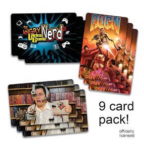 1UPcard AVGN 9 Card Pack - Officially Licensed Angry Video Game Nerd Game Cartridge Cleaners