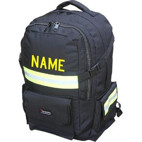 Personalized Firefighter 38L Black Backpack