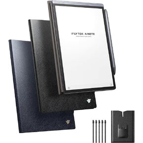 AINOTE Air 2 Note Taking Tablet, Black&Blue Protective Folio Case for iFLYTEK AINOTE Air2 Note-Taking Tablet 8.2",5Pcs Pen Refills for iFLYTEK AINOTE Air 2 Note-Taking Tablet