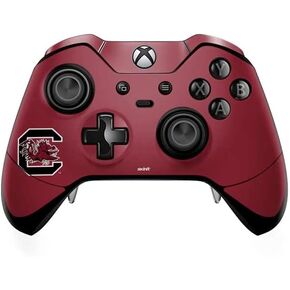 Skinit Decal Gaming Skin Compatible with Xbox One Elite Controller - Officially Licensed College South Carolina Gamecocks Logo Red Design