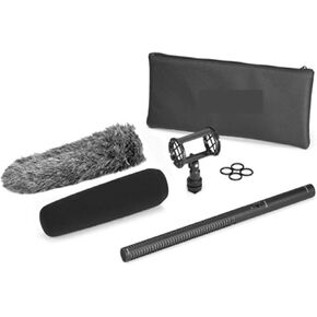 Microphone Professional Supercardioid Condenser Camera Microphone Mic Compatible with Video Recording Broadcast for All DSLR Camera Suitable for Anchor, Dubbing Studio, Recording, st (Color : by-PVM3