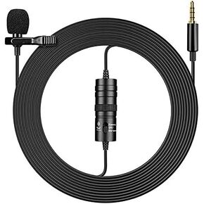 3.5mm Plug Microphone Lavalier Miniature Noise Reduction Mobile Phone Professional Video Recording Small Microphone