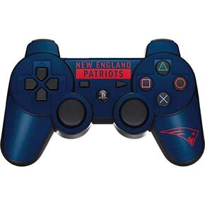 Skinit Decal Gaming Skin Compatible with PS3 Dual Shock Wireless Controller - Officially Licensed NFL New England Patriots Blue Performance Series Design