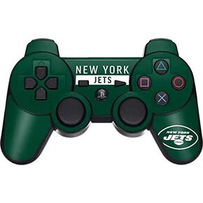 Skinit Decal Gaming Skin Compatible with PS3 Dual Shock Wireless Controller - Officially Licensed NFL New York Jets Green Performance Series Design