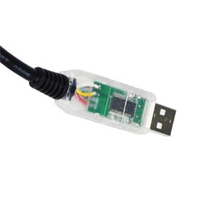 FT232RL CHIP USB to RJ45 RS485 Serial Communication Cable for ML2420 ML2430 ML2440 MPPT Charge Controller(5m,Transparent USB Case)