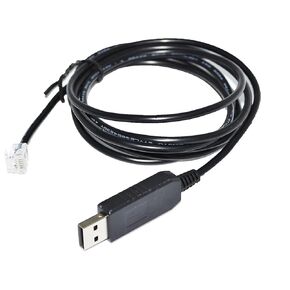 FT232RL RS232 USB to RJ11 RJ12 6P4C Adapter Controller Communication Cable Debugging Configuration KABLE(1.8M)