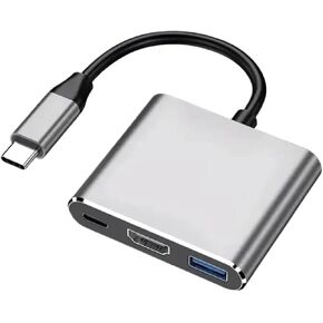 3 in 1 USB-C USB Hub Male to Female Hdmi-Compatible 4k USB 3.1 TY>pe C to USB 3.0 Adapter for Air 12 Converter