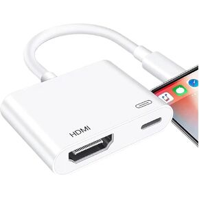 TV Monitors Projector 8Pin Port to HDMI Adapter Compatible to HDMI Adapter for Models(No Power Needed)